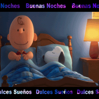 Buenas Noches GIF Snoopy 