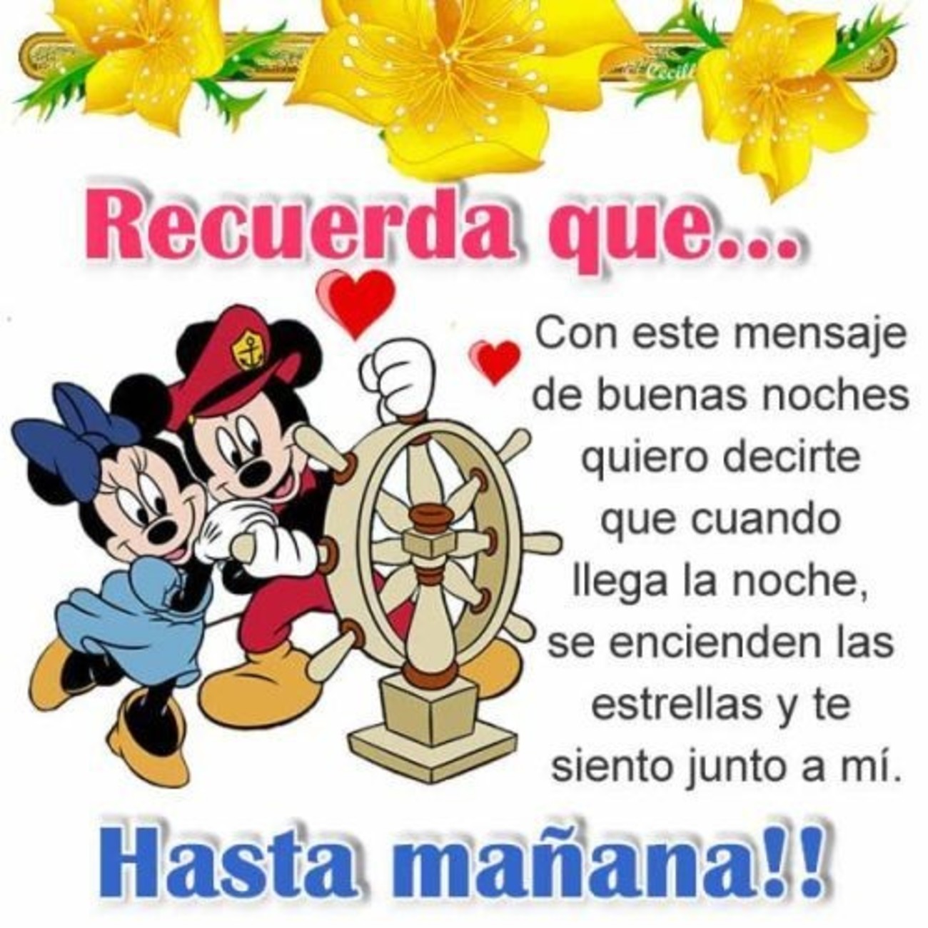 Buenas Noches Hasta Mañana Buenas Noches Hasta Mañana