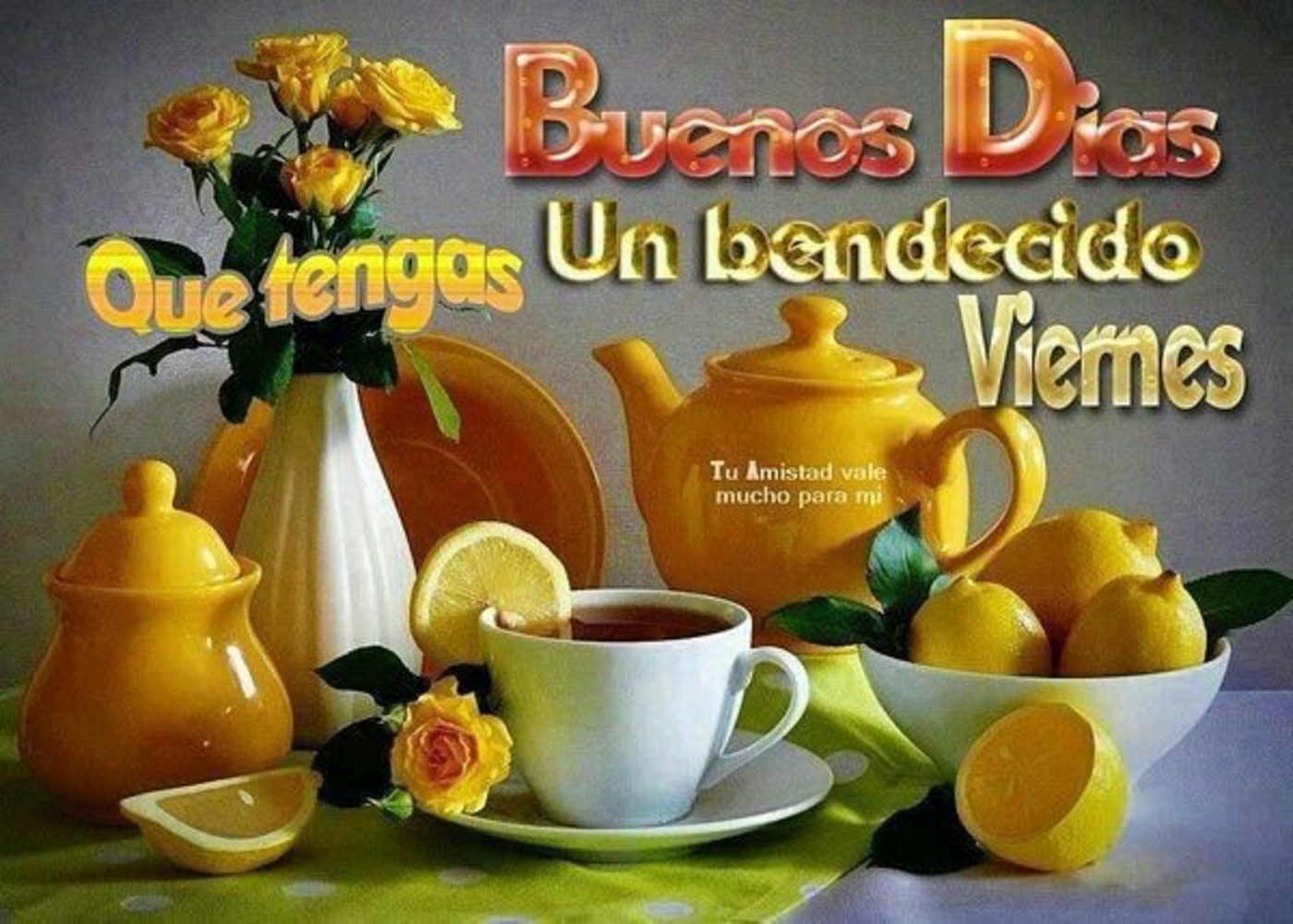 Buenos Días Feliz Viernes Mensajes Gratis 344 