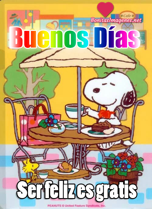 Buenos Días Snoopy