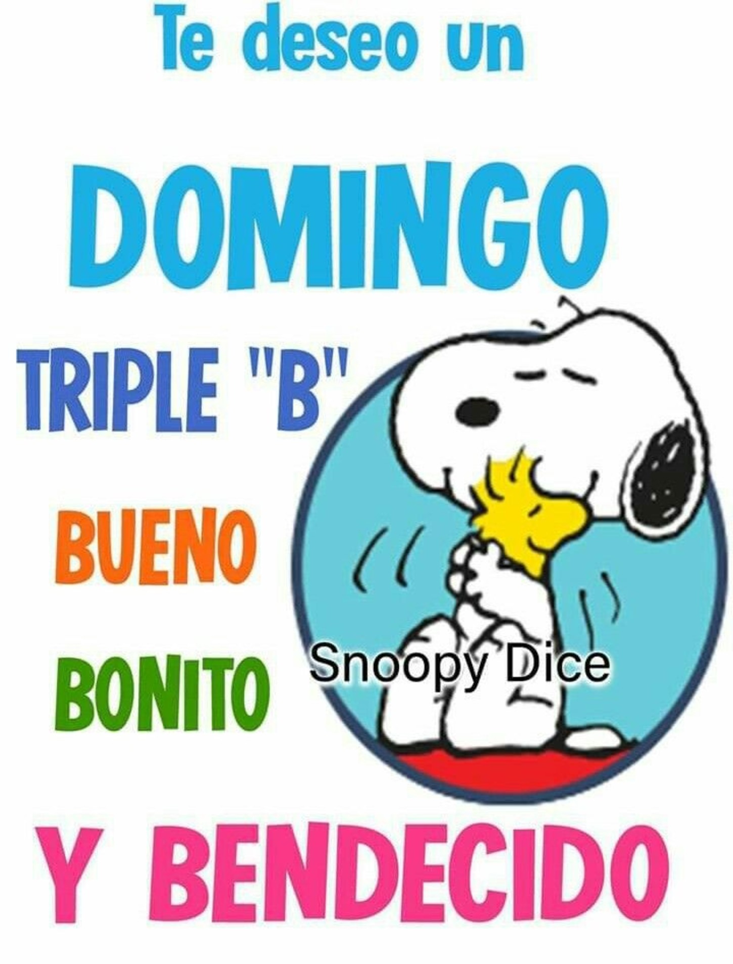 Feliz Domingo Snoopy 243