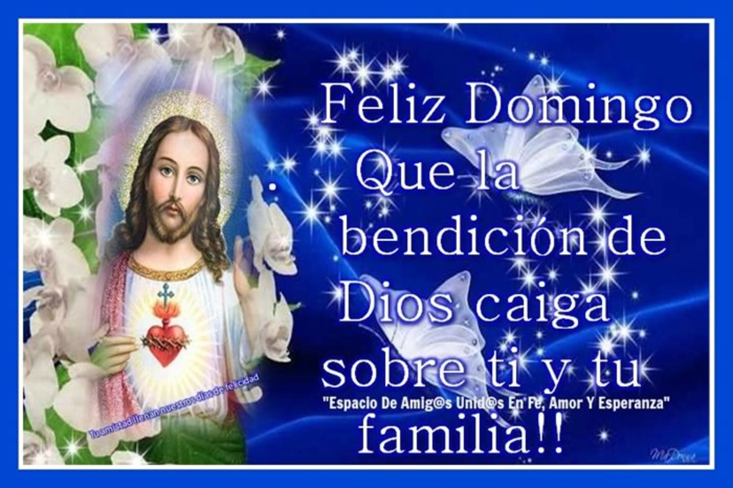 Buenos dias feliz domingo bendiciones gif