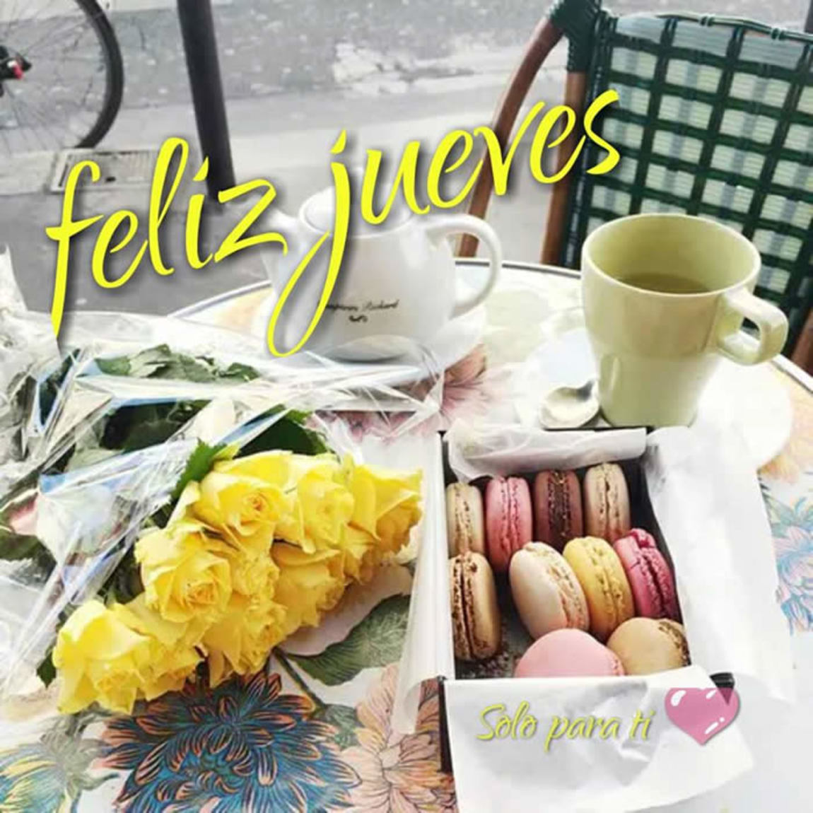 Feliz Jueves Buenos Días tarjetas gratis 262 