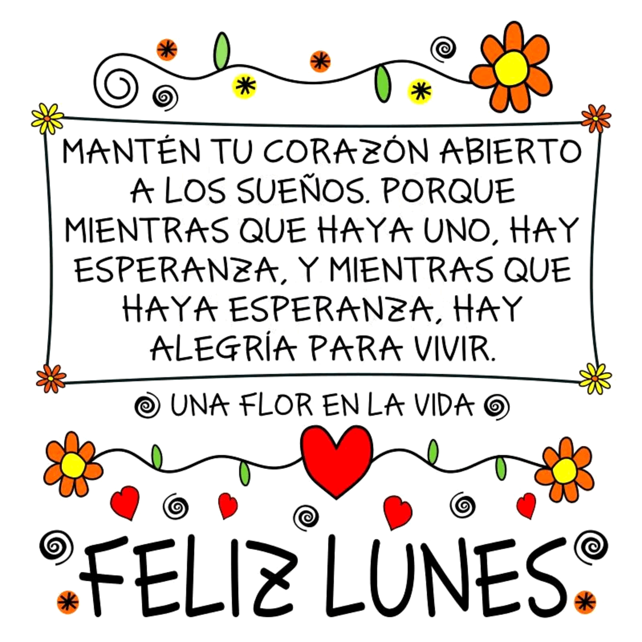 Feliz Lunes Buenos Días 