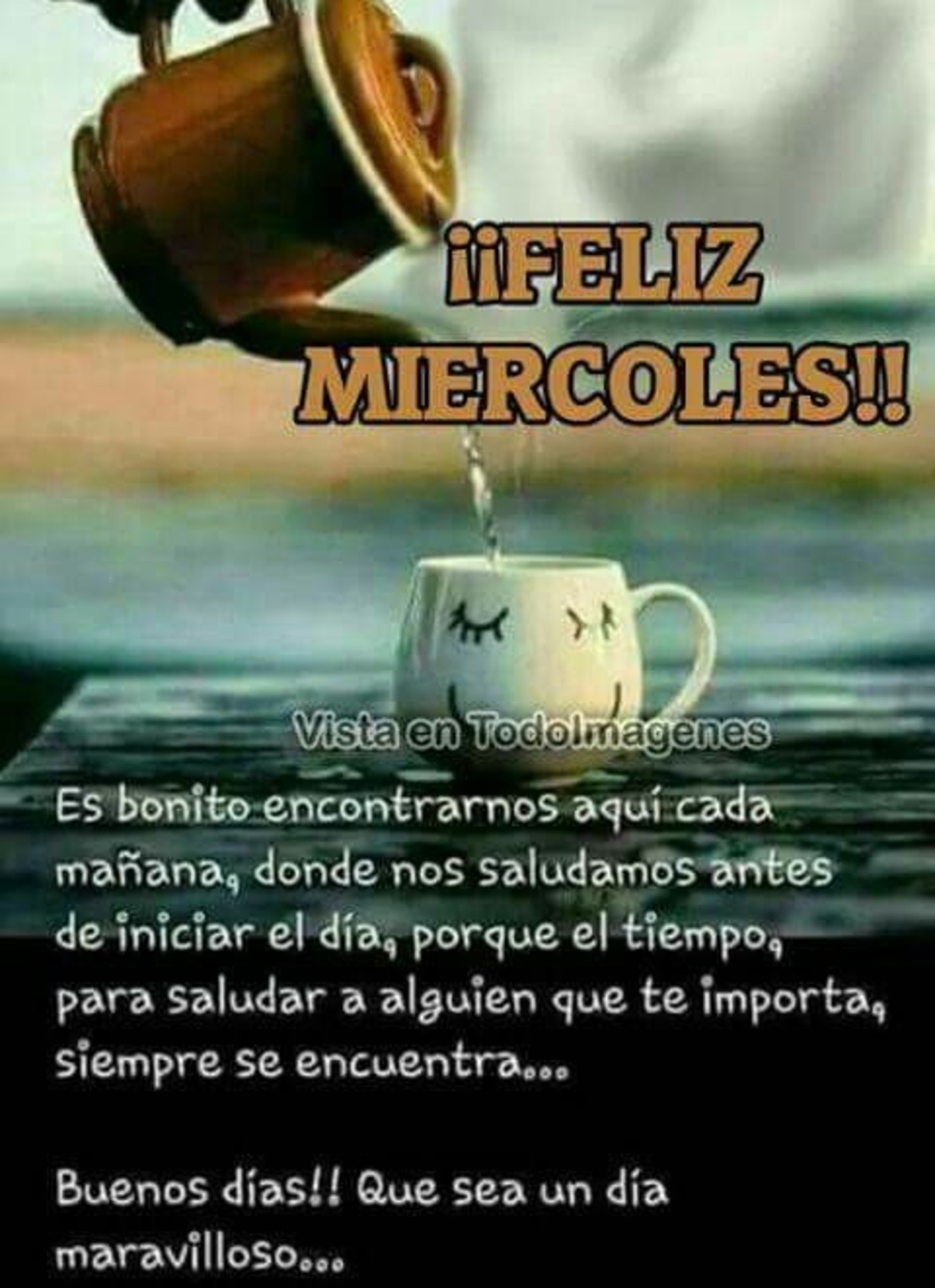 Feliz Miércoles con café imágenes lindas 102