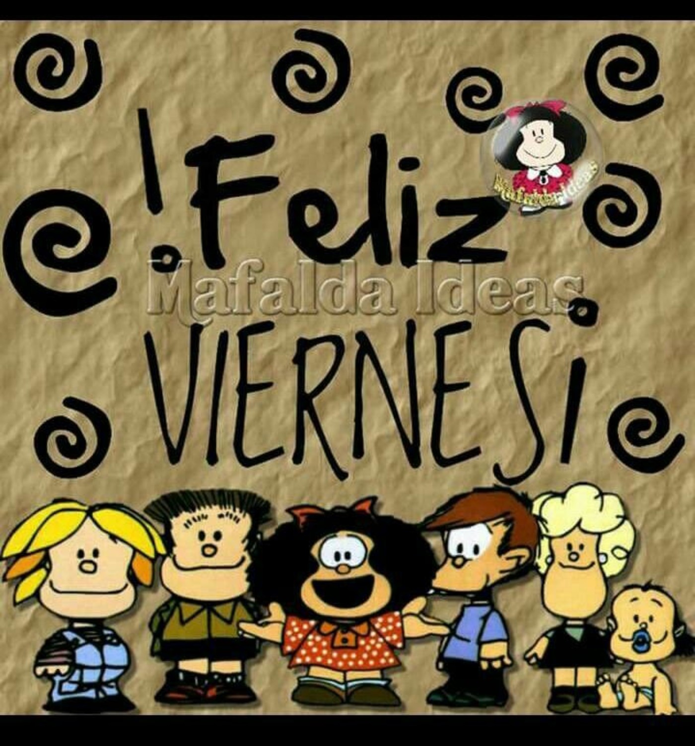 Feliz Viernes imágenes con Mafalda 3 - BonitasImagenes.net