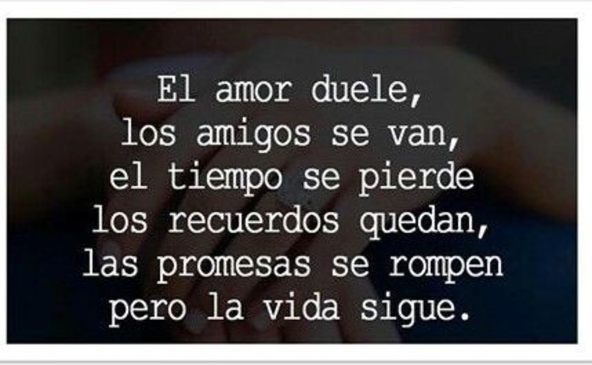 Frases el amor duele 