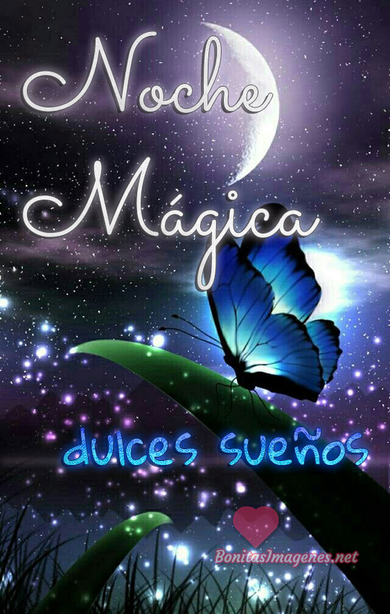 Noche Mágica dulces sueños mensajes WhatsApp