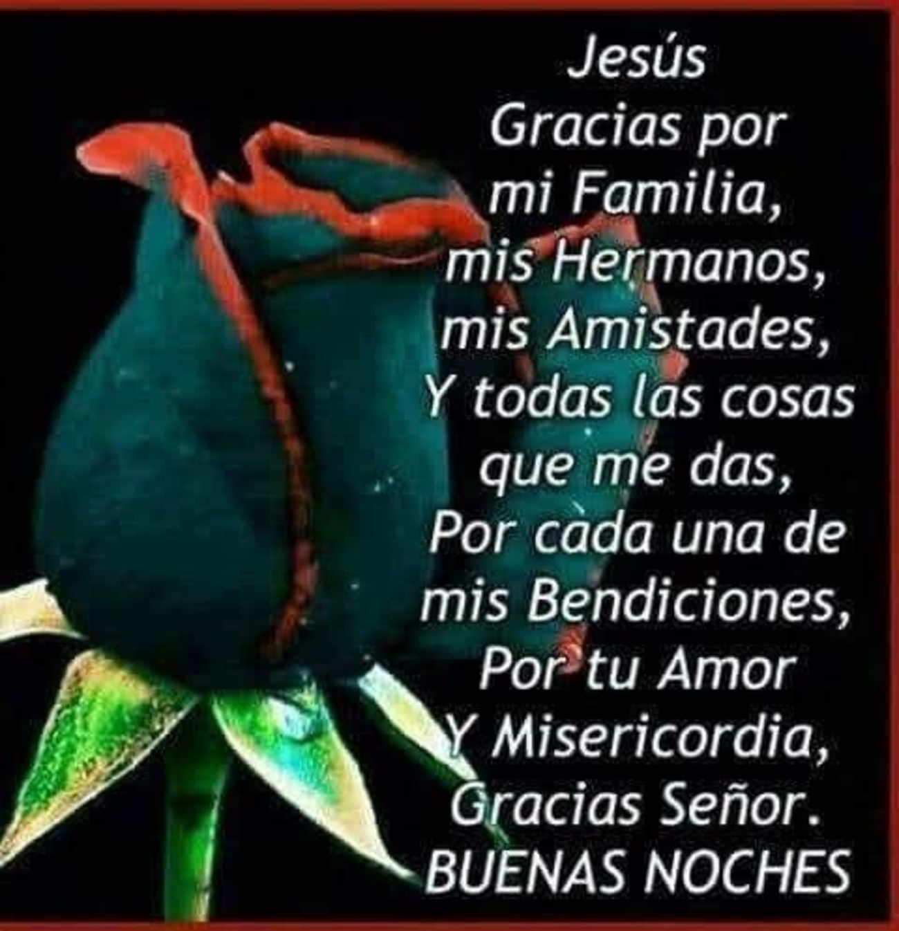 Tarjeta de buenas noches para mi amor