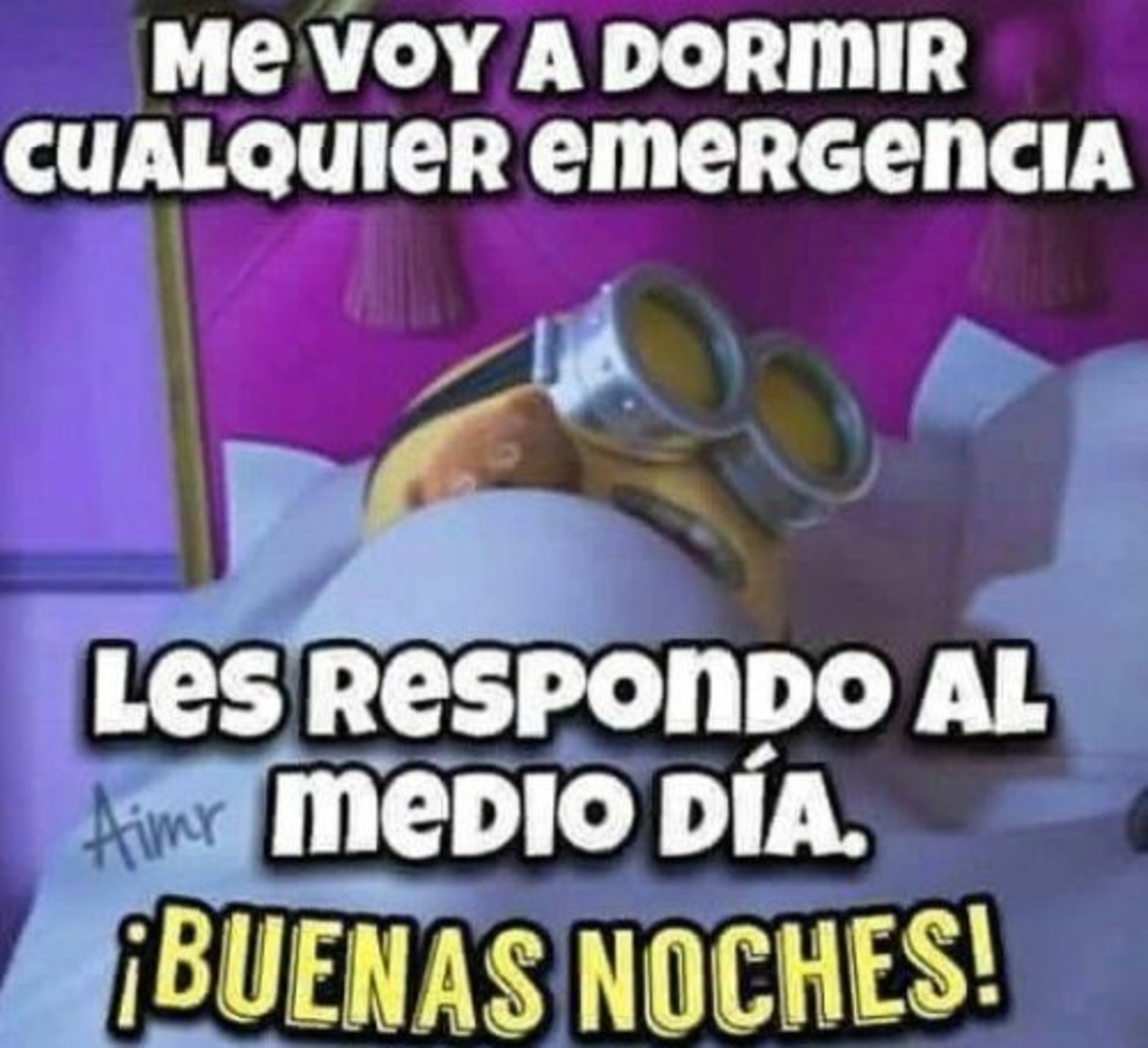 Buenas Noches Minions 579