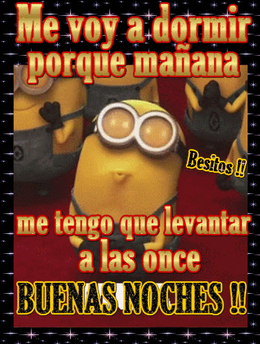 Buenas Noches Minions GIF Buenas Noches Minions GIF