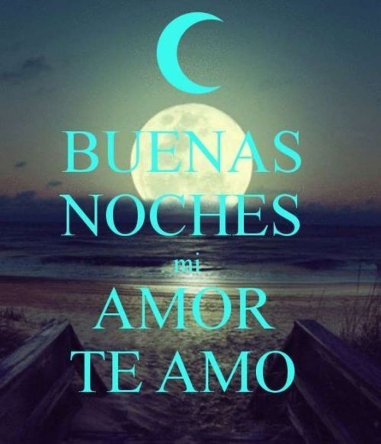 Buenas Noches mi amor te amo 739