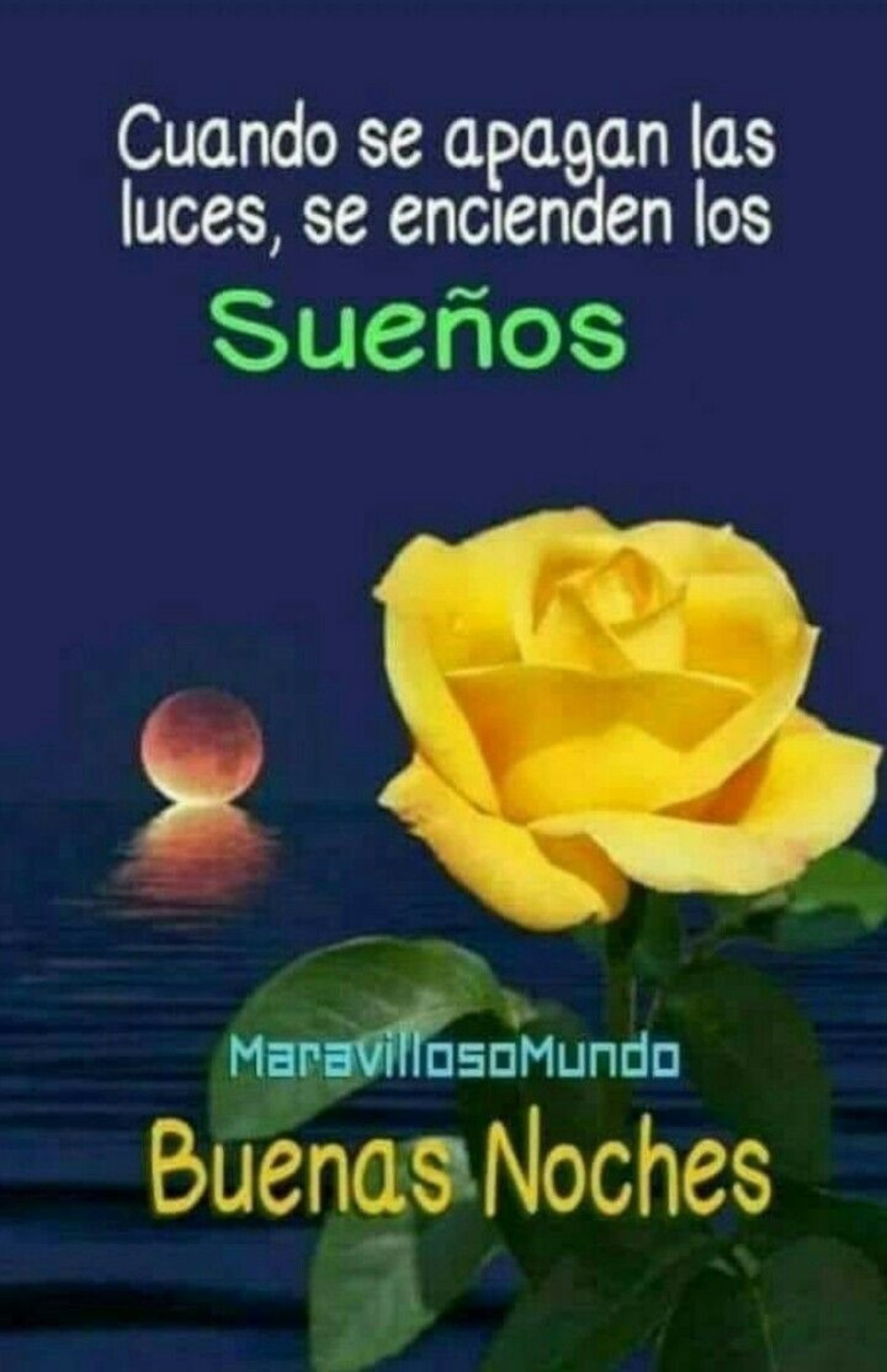 Buenas Noches tarjetas 811