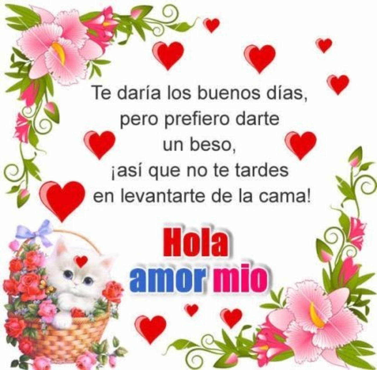 Imagenes con frases de buenos dias amor
