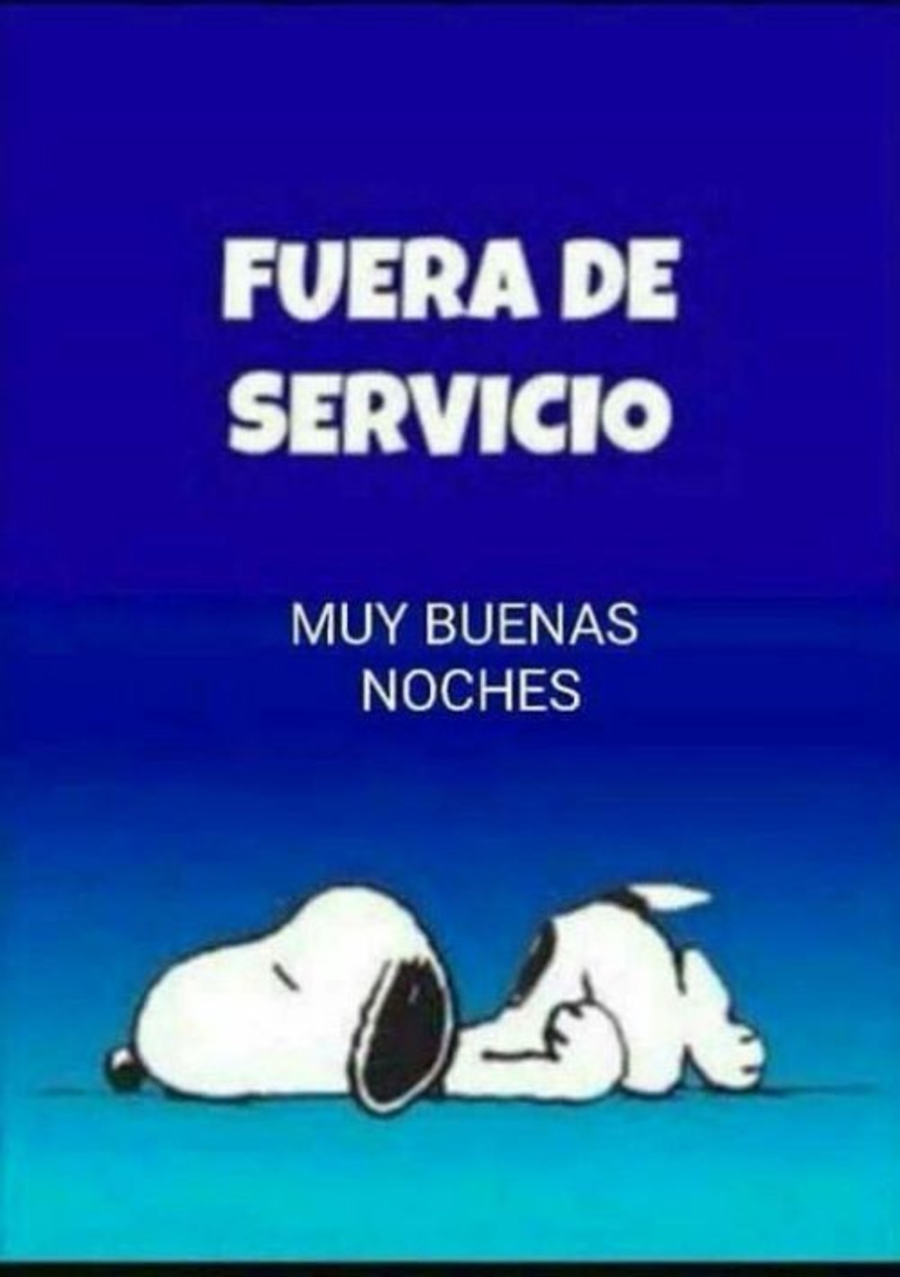 Fuera de servicio Muy Buenas Noches 762