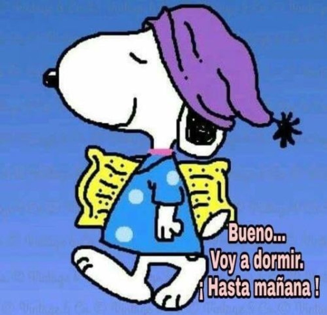 Snoopy Buenas Noches 888