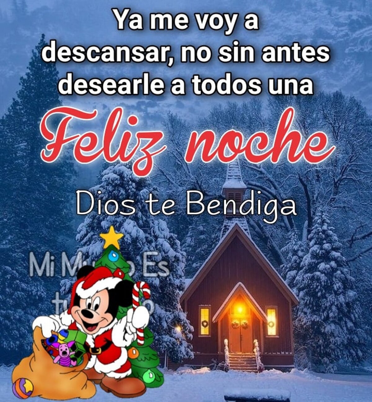 Feliz Noche Navidad Walt Disney