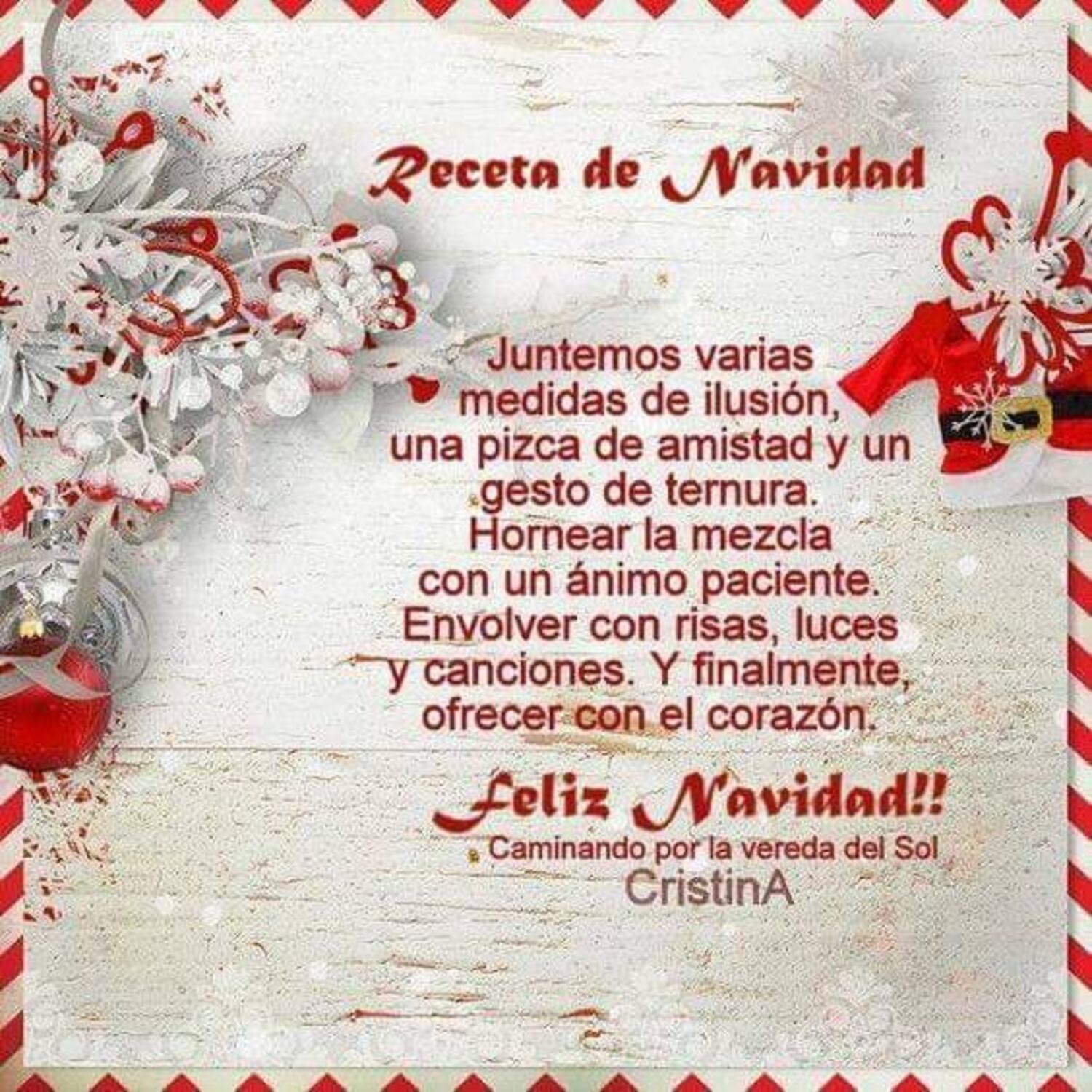 Receta de Navidad