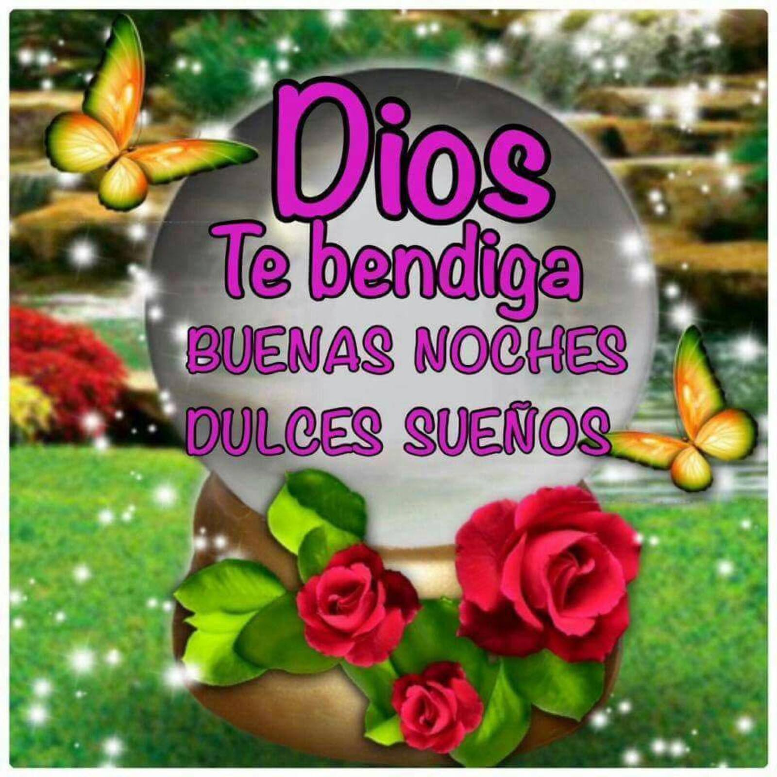 Dios te bendiga buenas noches dulces sueños