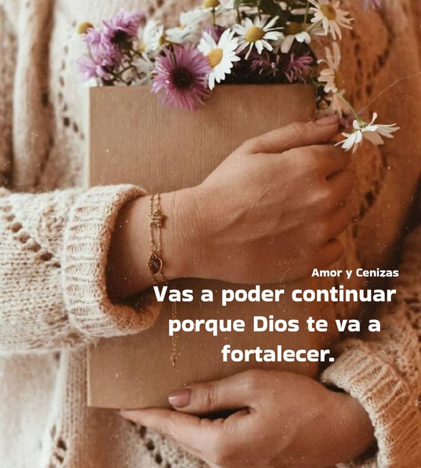 Vas a poder continuar porque Dios te va a fortalecer